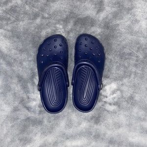 Navy crocs